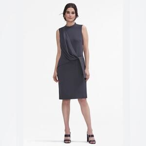 M.M. Lafleur Marian Charcoal Grey Dress women’s size 8